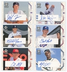 2002 Upper Deck Future Gems Autographed Lot incl. Zach Greinke